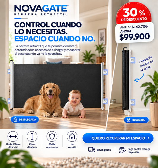 NovaGate Barrera Retráctil